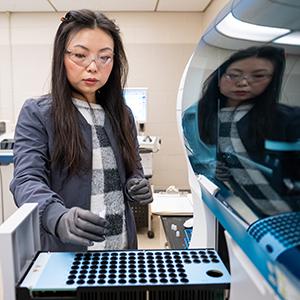 Devastating diseases threaten Kansas pets and livestock. This K-State lab keeps watch. Devastating diseases threaten Kansas pets and livestock. This K-State lab keeps watch.